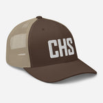 CHS Airport Code Embroidered Trucker Hat South Carolina Charleston SC Snapback