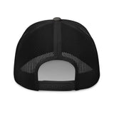 Ask Me About Real Estate Embroidered Trucker Hat | Black Thread