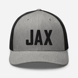 JAX Airport Code Embroidered Trucker Hat Jacksonville Florida Real Estate Housewarming Aviation Flight Attendant Pilot