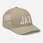 JAX Airport Code Embroidered Trucker Hat Jacksonville Florida Snapback