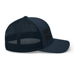 Ask Me About Real Estate Embroidered Trucker Hat | Black Thread