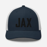 JAX Airport Code Embroidered Trucker Hat Jacksonville Florida Real Estate Housewarming Aviation Flight Attendant Pilot