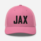 JAX Airport Code Embroidered Trucker Hat Jacksonville Florida Real Estate Housewarming Aviation Flight Attendant Pilot