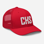 CHS Airport Code Embroidered Trucker Hat South Carolina Charleston SC Snapback