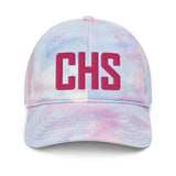 CHS Airport Code Pastel Tie Dye Embroidered Dad Hat South Carolina Charleston SC