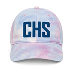 CHS Airport Code Pastel Tie Dye Embroidered Dad Hat South Carolina Charleston SC