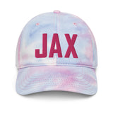 JAX Airport Code Pastel Tie Dye Embroidered Dad Hat Jacksonville Florida