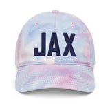 JAX Airport Code Pastel Tie Dye Embroidered Dad Hat Jacksonville Florida