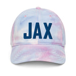 JAX Airport Code Pastel Tie Dye Embroidered Dad Hat Jacksonville Florida