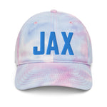 JAX Airport Code Pastel Tie Dye Embroidered Dad Hat Jacksonville Florida