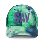 SAV Airport Code Pastel Tie Dye Savannah Georgia Hilton Head Island South Carolina Embroidered Dad Hat