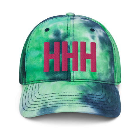 HHH Airport Code Embroidered Dad Pastel Tie Dye Hat Hilton Head Island South Carolina