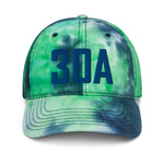 30A Rosemary Beach Florida Embroidered Dad Hat Pastel Tie Dye