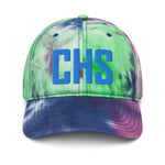 CHS Airport Code Pastel Tie Dye Embroidered Dad Hat South Carolina Charleston SC