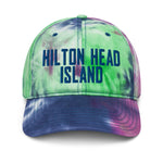 Hilton Head Island South Carolina Embroidered Dad Hat Pastel Tie Dye