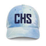 CHS Airport Code Pastel Tie Dye Embroidered Dad Hat South Carolina Charleston SC