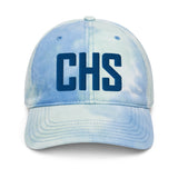 CHS Airport Code Pastel Tie Dye Embroidered Dad Hat South Carolina Charleston SC