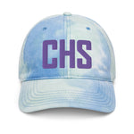 CHS Airport Code Pastel Tie Dye Embroidered Dad Hat South Carolina Charleston SC