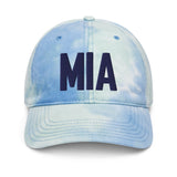 MIA Airport Code Pastel Tie Dye Embroidered Dad Hat Miami Florida