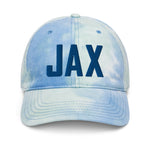 JAX Airport Code Pastel Tie Dye Embroidered Dad Hat Jacksonville Florida