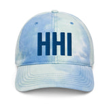 HHI Airport Code Embroidered Dad Hat Pastel Tie Dye Hat Hilton Head Island South Carolina