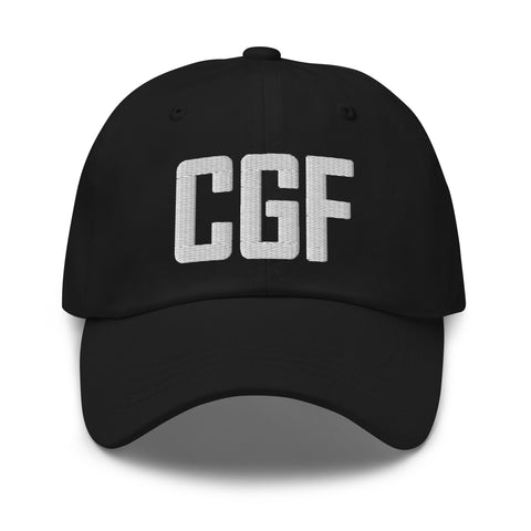 CGF Airport Code Embroidered Dad Hat Cleveland Ohio