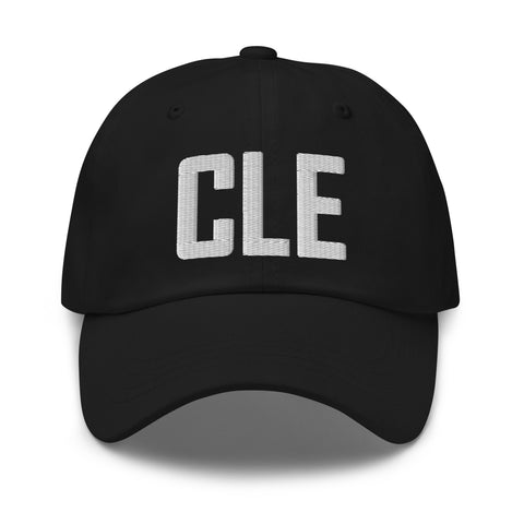 CLE Airport Code Embroidered Dad Hat Cleveland Ohio