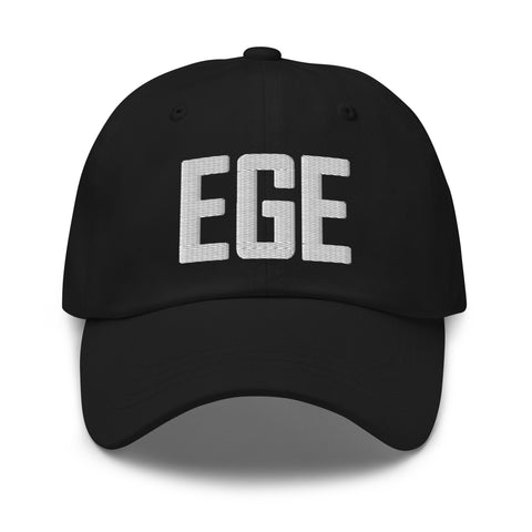 EGE Airport Code Embroidered Dad Hat Vail Colorado Gifts Arapahoe Basin Ski Gifts