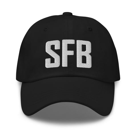 SFB Airport Code Embroidered Dad Hat Sanford Florida