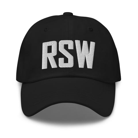 RSW Airport Code Embroidered Dad Hat Fort Myers Florida