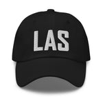 LAS Airport Code Embroidered Dad Hat Las Vegas Nevada