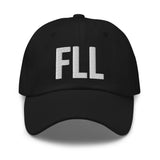 FLL Airport Code Embroidered Dad Hat Fort Lauderdale Hollywood Florida