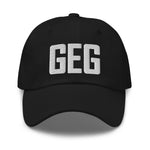 GEG Airport Code Embroidered Dad Hat Spokane Washington