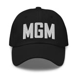 MGM Airport Code Embroidered Dad Hat Montgomery Alabama