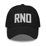 RNO Airport Code Embroidered Dad Hat Reno Nevada