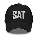 SAT Airport Code Embroidered Dad Hat San Antonia Texas