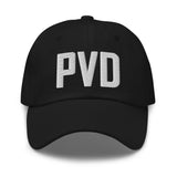 PVD Airport Code Hat Embroidered Hat Warwick Rhode Island Dad Hat Travel Gift Baseball Cap Airbnb Host Gift Real Estate City Hats - CRE PYT