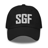 SGF Airport Code Hat Embroidered Hat Springfield Missouri Dad Hat Travel Gift Baseball Cap Airbnb Host Gift Real Estate City Hats - CRE PYT