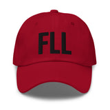 FLL Airport Code Embroidered Dad Hat Fort Lauderdale Hollywood Florida