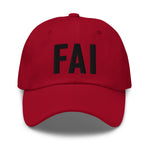 FAI Airport Code Embroidered Dad Hat Fairbanks Alaska