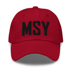 MSY Airport Code Embroidered Dad Hat New Orleans Louisiana