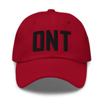 ONT Airport Code Embroidered Dad Hat Ontario California