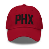 PHX Airport Code Embroidered Dad Hat Phoenix Arizona