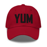 YUM Airport Code Embroidered Dad Hat Yuma Arizona