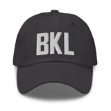 BKL Airport Code Embroidered Dad Hat Cleveland Ohio Lake Erie