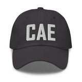 CAE Airport Code Embroidered Dad Hat Columbia SC