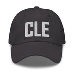 CLE Airport Code Embroidered Dad Hat Cleveland Ohio