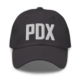 PDX Airport Code Embroidered Dad Hat Portland Oregon