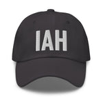 IAH Airport Code Embroidered Dad Hat Houston Texas