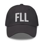 FLL Airport Code Embroidered Dad Hat Fort Lauderdale Hollywood Florida